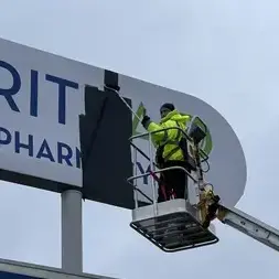 sign take down
