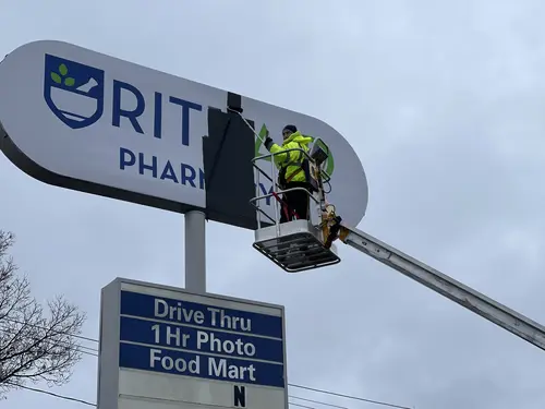 Sign Decommissioning and take down