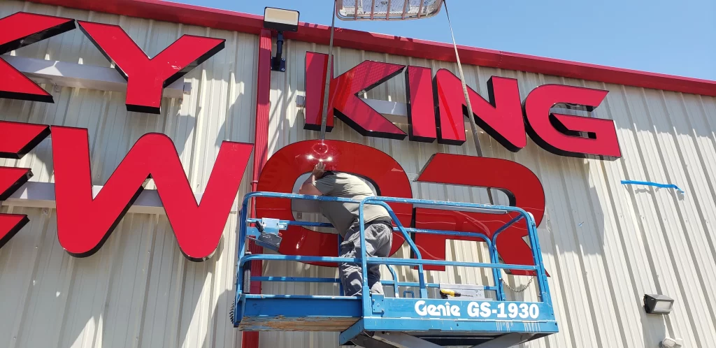sky king fireworks sign install elmira corning lawrencevill pa sign install 